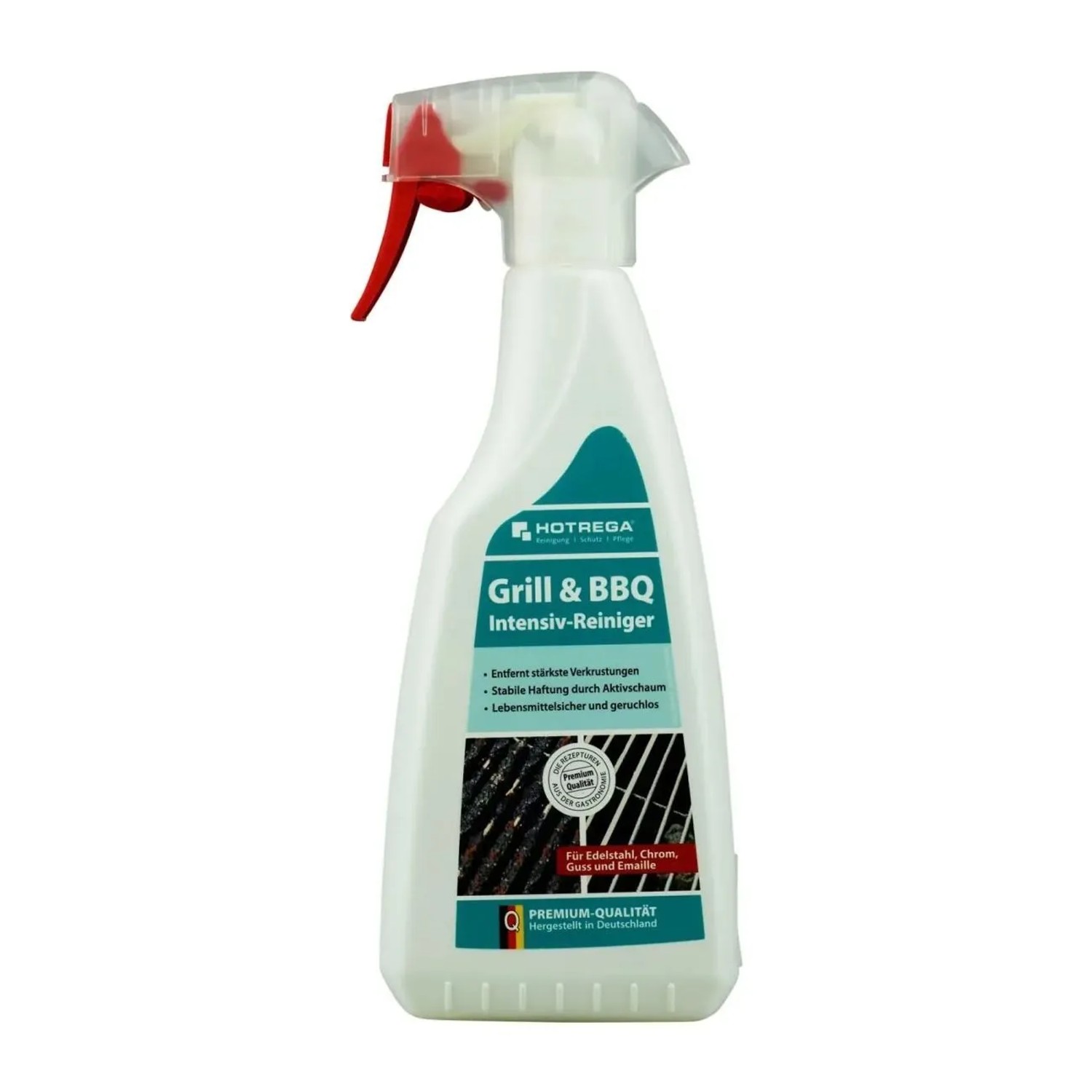 Hotrega Grill- und Bbq-Reiniger 500 ml Flachsprühflasche aus Kunststoff