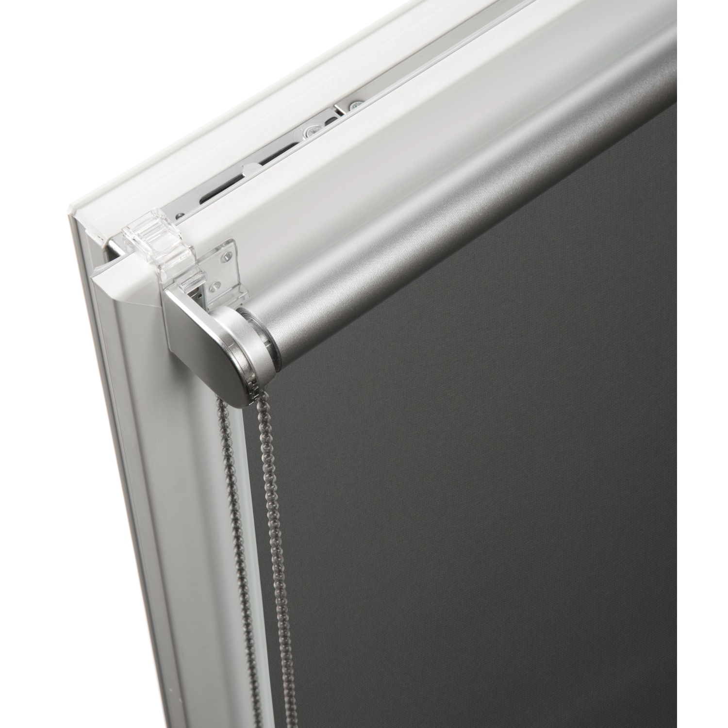 Schöner Wohnen Thermo-Rollo Martha, 45x150 cm, anthrazit, Detailansicht.