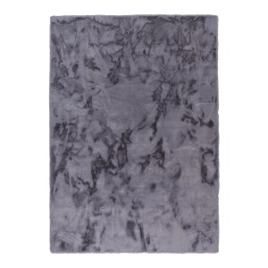 Schöner Wohnen Teppich Tender, 120x180 cm, anthrazit, mit marmorierter Optik.