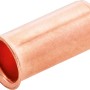 Klemmring-Stützhülse aus Messing, 12 mm Durchmesser, für Klemmfittings.