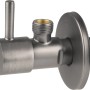 baliv Eckventil EV-3470 in Gun Metal, Hebelventil für Waschtisch.