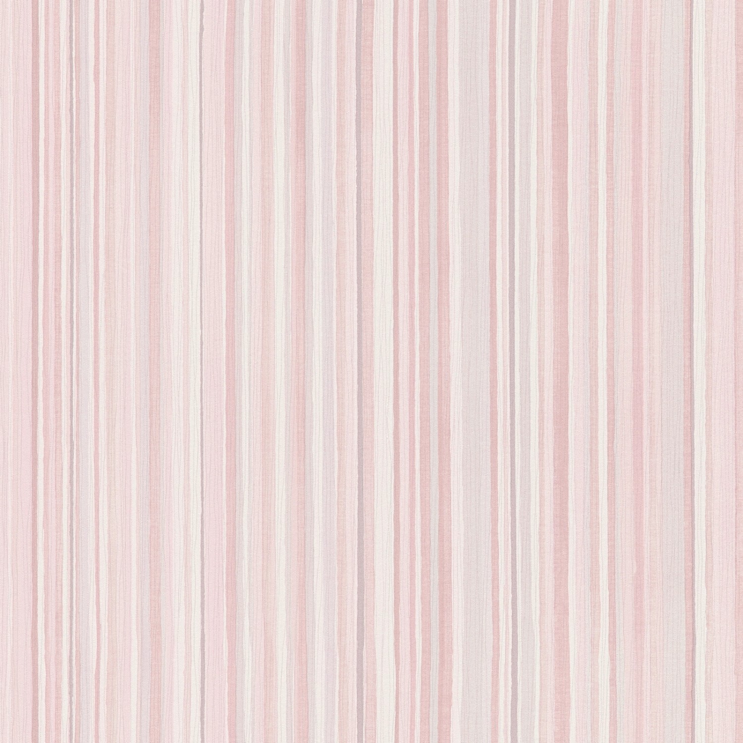 Bricoflor Rosa Tapete mit Dünnen Streifen Moderne Babyzimmer Tapete mit Streifen Ideal für Mädchen Gestreifte Vinyl Vlie