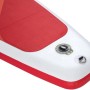 Detailaufnahme: Bestway Hydro-Force SUP Fast Touring Board, rot-weiß, mit Anti-Rutsch-Belag.