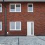 Hausfassade mit Elabrick Eckverblender Colorado in Rotbraun. Verblender für Aussenwände.