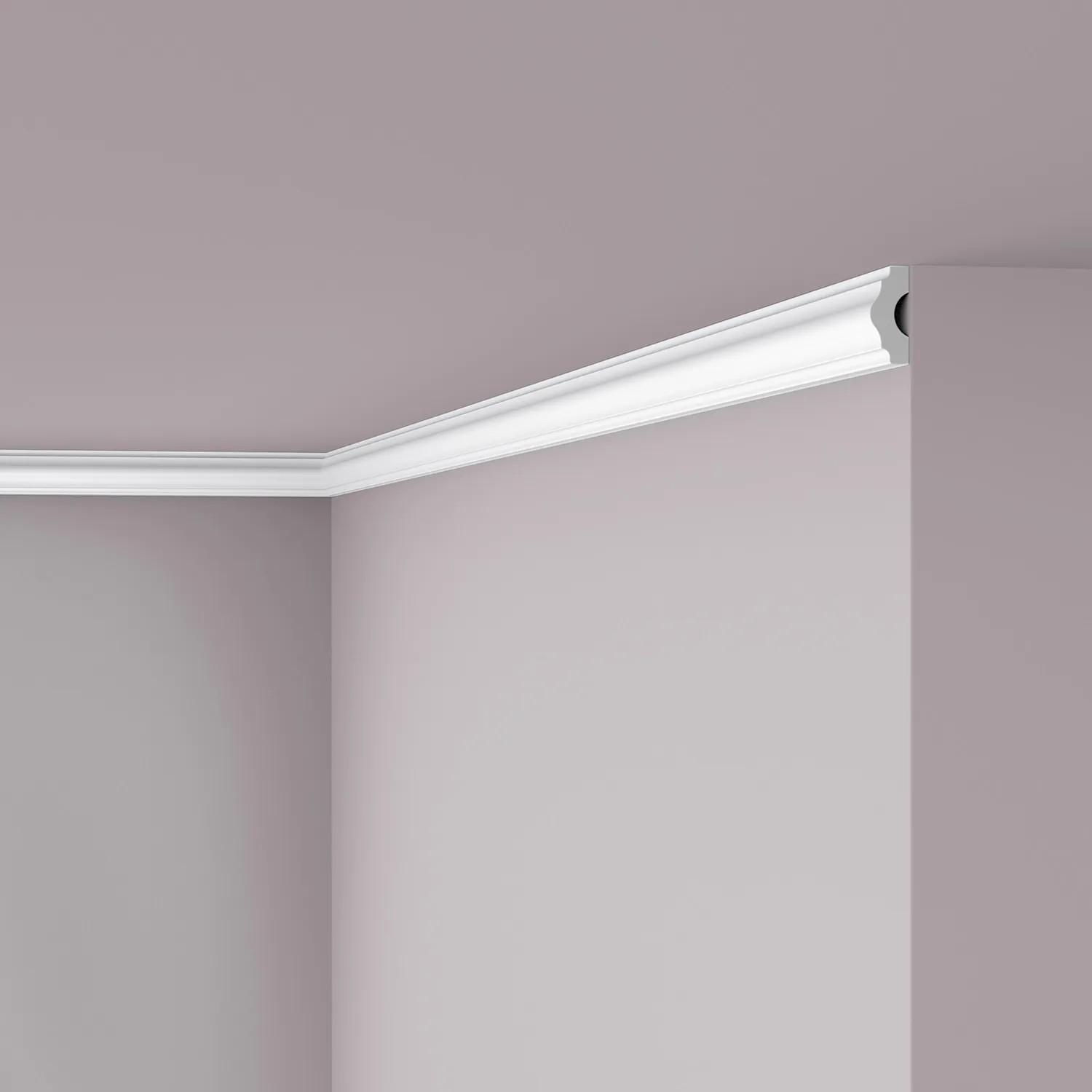 NOEL & MARQUET NMC I NOMASTYL Eckleiste Zierleiste Stuckleiste 2 m 200 cm x 1,6 cm x 3,8 cm Weiß