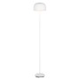Weiße Reality LED-Stehleuchte Jeff, Ø 25cm, matt, für gemütliches Licht.