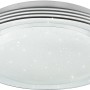 Weiße Reality LED-Deckenleuchte Atria mit Sternenhimmel-Effekt, ideal für Wohn- und Schlafzimmer.
