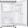 Offener Respekta Kühlschrank als Teil der Küchenzeile KB150EYSMIC, Innenraumansicht.