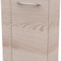 Fackelmann Waschbeckenunterschrank SBC Alaska Esche, 44 cm breit, mit schwarzem Waschbecken.