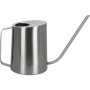 A.H.G. Gießkanne aus Edelstahl, rund, matt, 1,6 l. Moderne Gießkanne für Garten und Pflanzen.