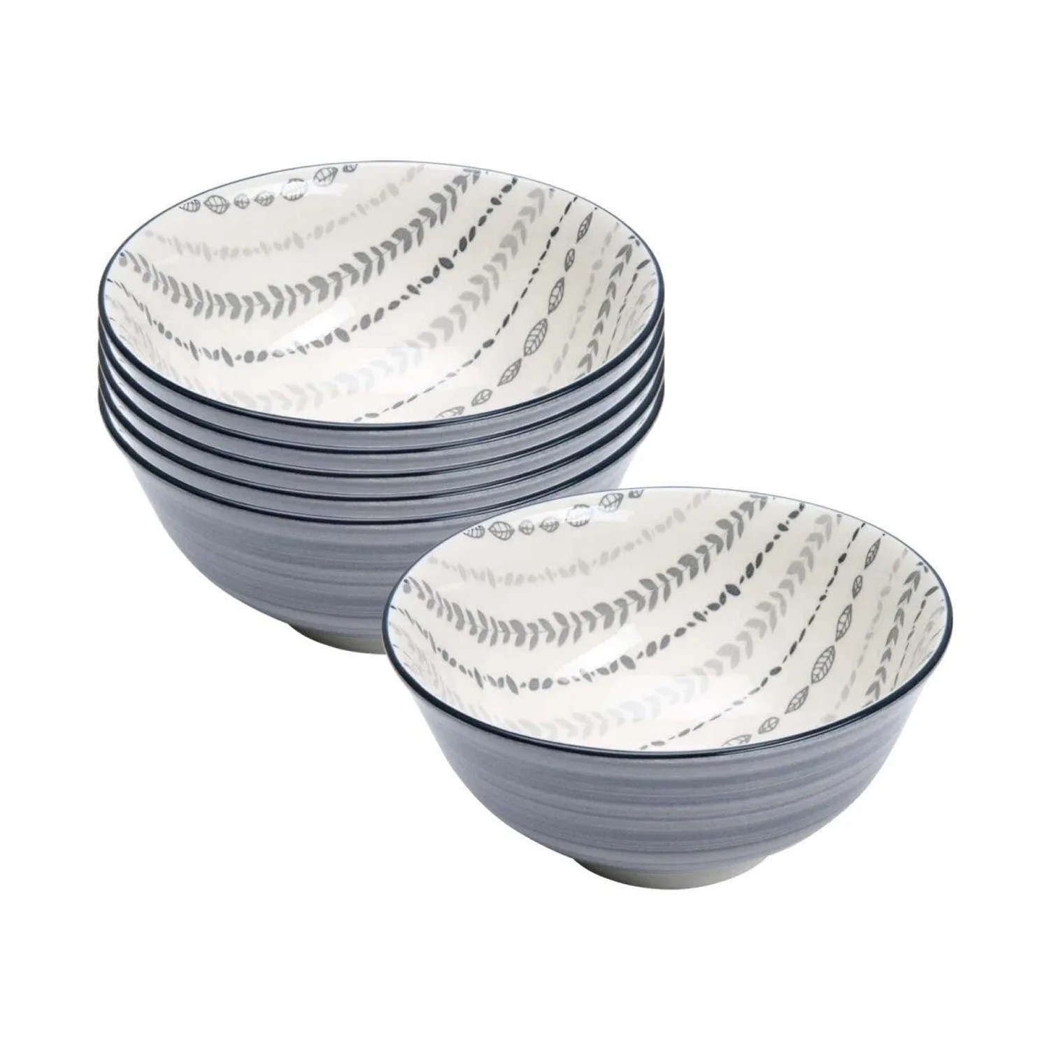 Ritzenhoff & Breker Sendai Müslischale 15,5 cm 6er Set Ranke