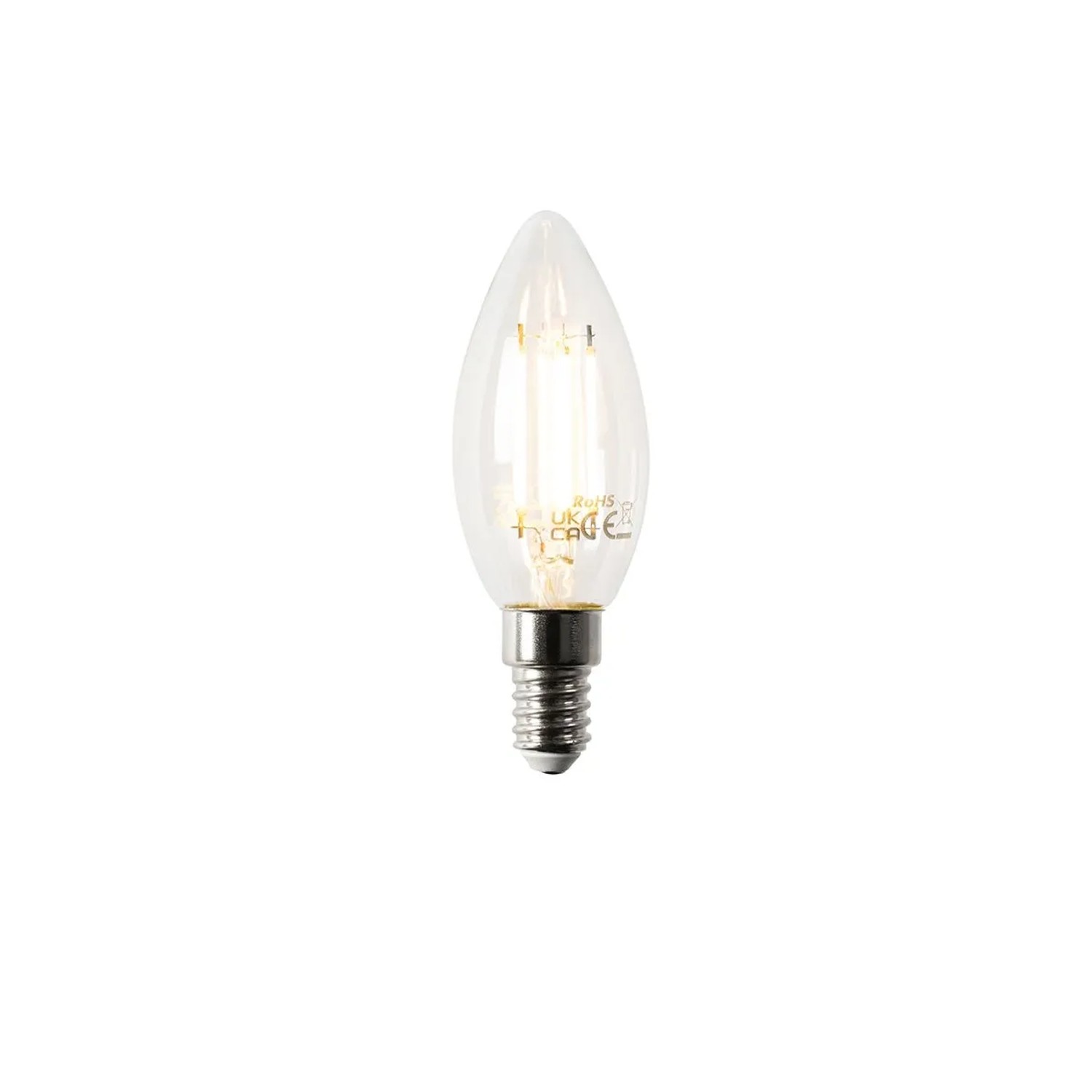LUEDD Intelligente Dimmbare E14 LED Lampe B35 4,5 W 470,m 2700 K
