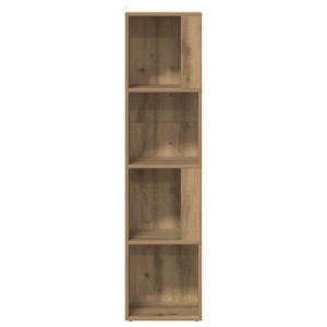 vidaXL Eckregal Artisan-Eiche 33x33x132 cm Holzwerkstoff 856723