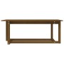Honigbrauner Couchtisch aus Kiefer Massivholz, 110x55x45 cm. Modell 4.