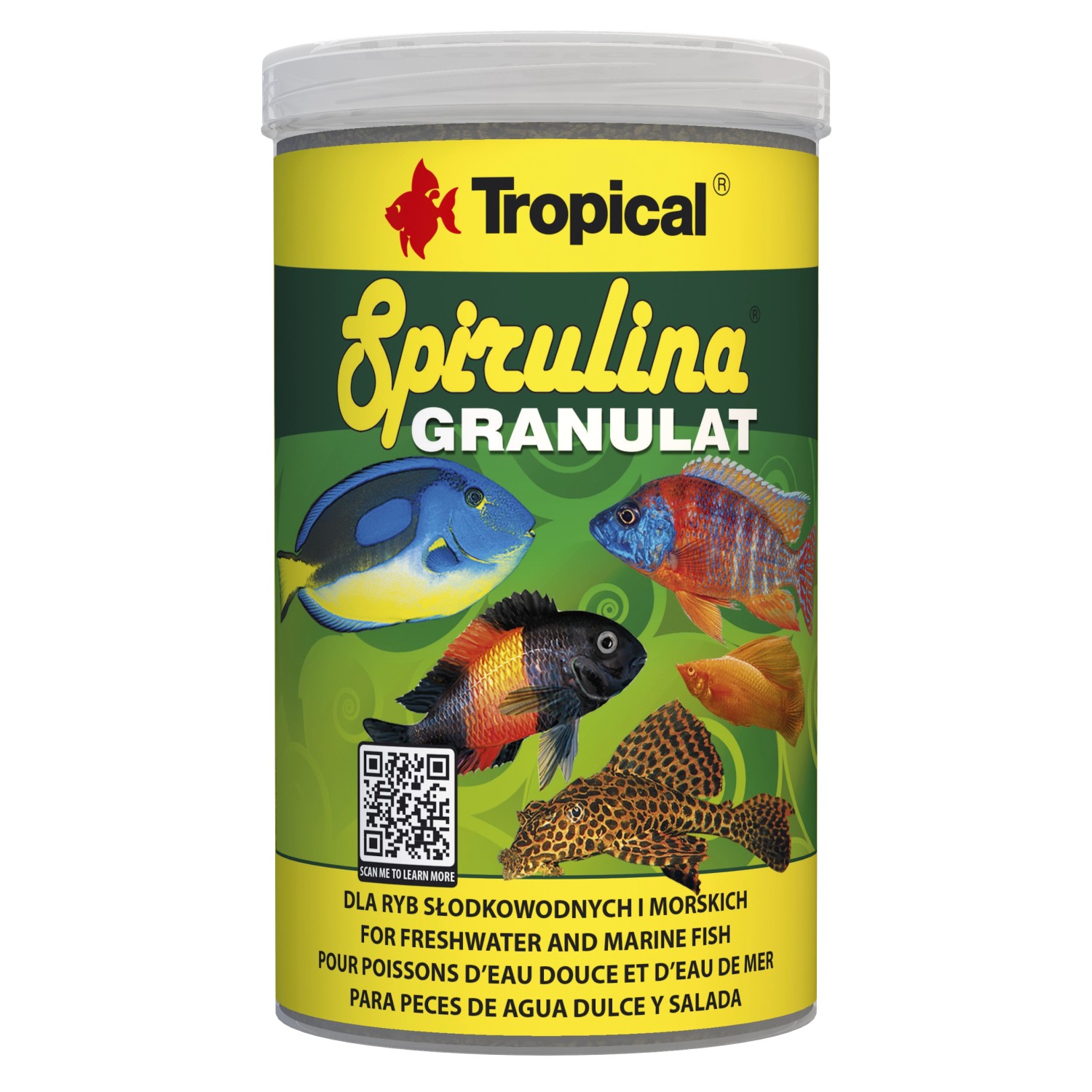 Thumbnail - Tropical Fischfutter-Granulate Spirulina Granulat 1.000 ml