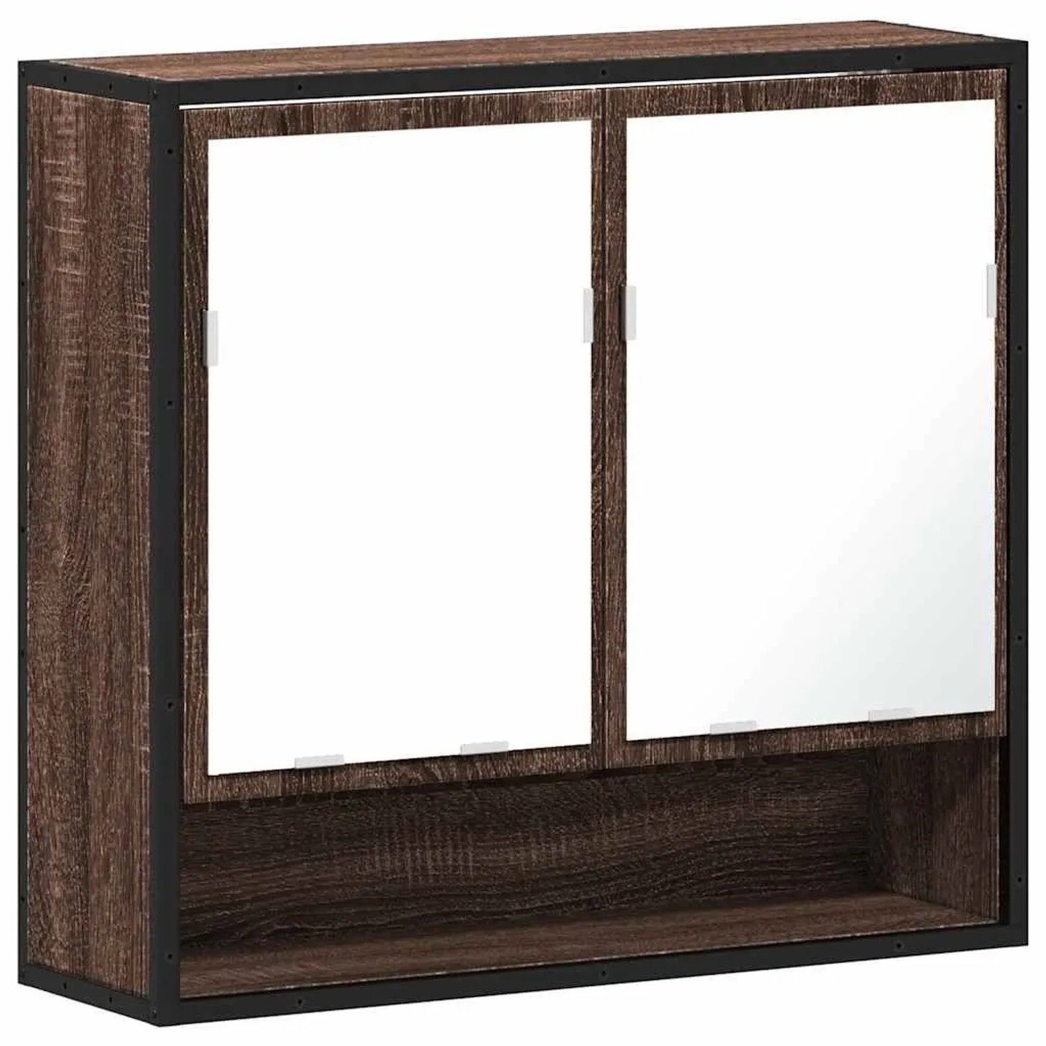 vidaXL Bad-Spiegelschrank Braun Eichen-Optik 65x20x60 cm Holzwerkstoff 8492 günstig online kaufen