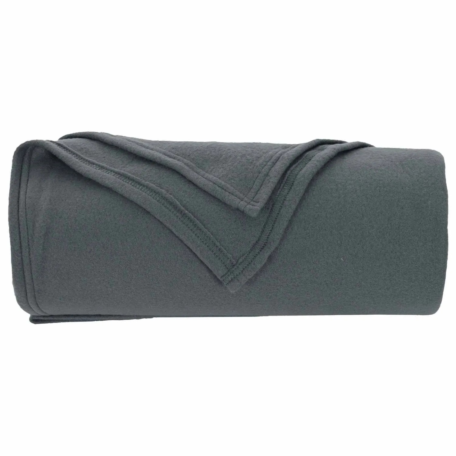 vidaXL Überwurfdecke Dunkelgrau 240 x 220 cm Fleece 42017015
