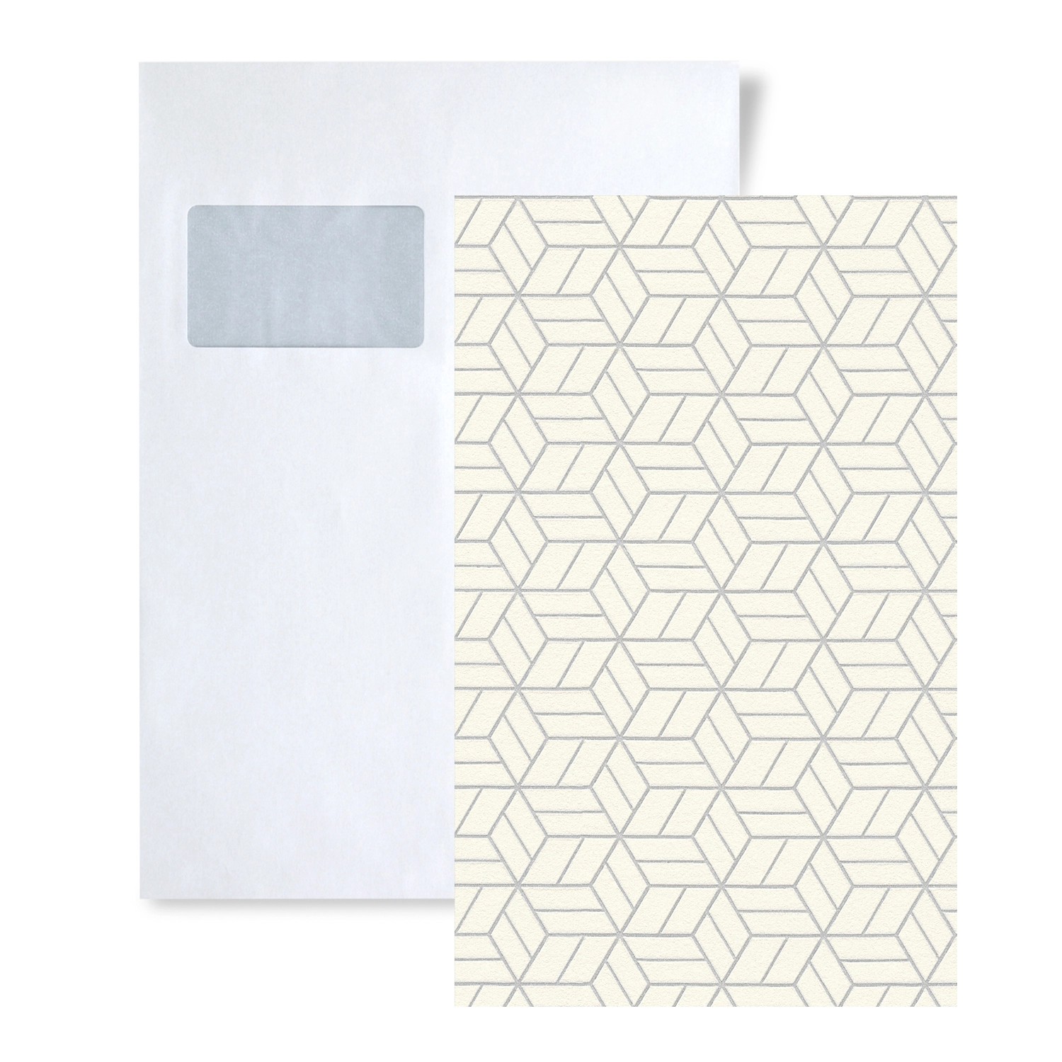 PROFHOME 1 MUSTERSTÜCK S-369203-GU DIN A4 MUSTER der Geometrischen Tapete günstig online kaufen