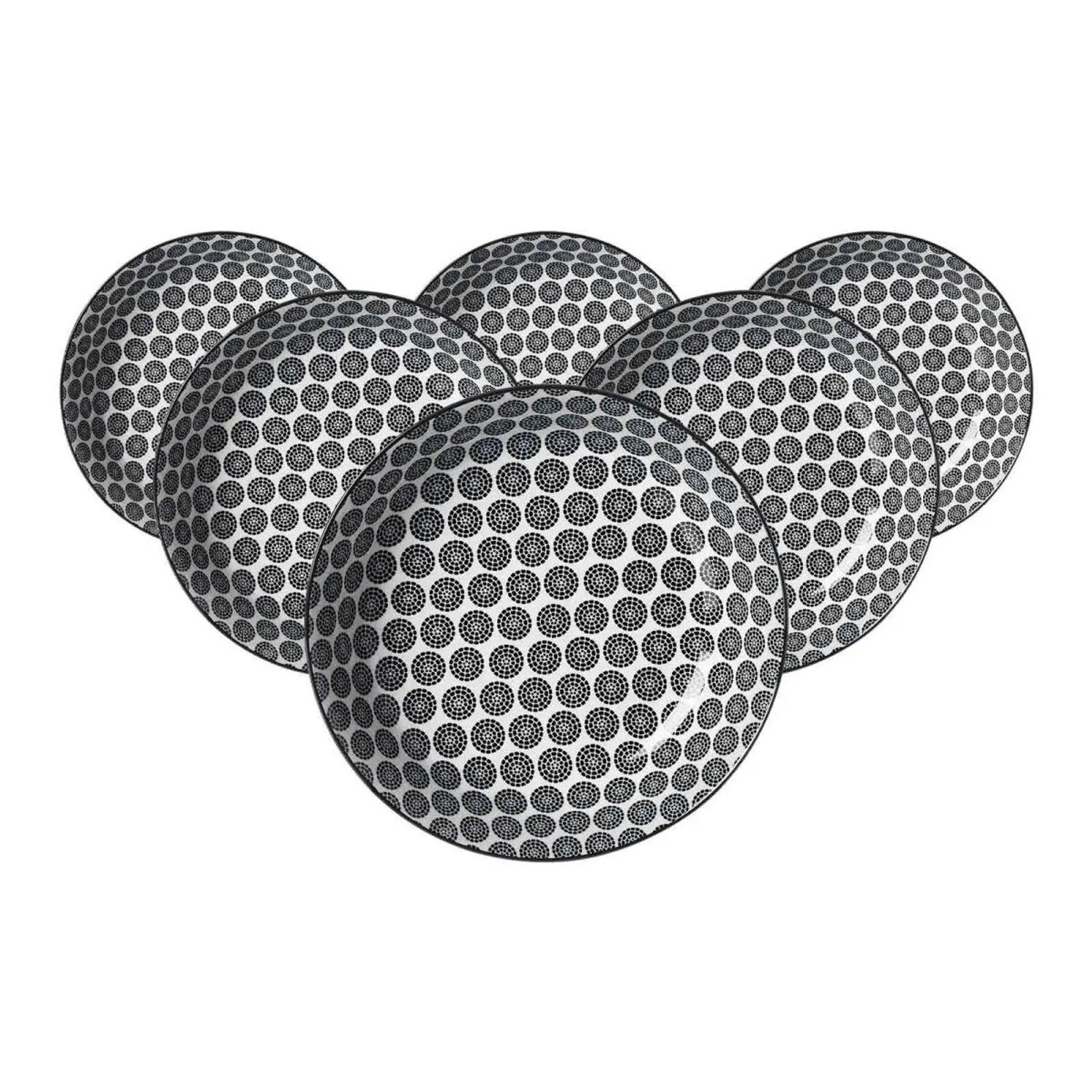 Ritzenhoff & Breker Takeo Circles Suppenteller 20,5 cm 6er Set