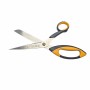 FINNY Tec X Aramid Schere 25cm mit gelb-schwarzem Griff für Glasfaser- und Aramidgewebe.