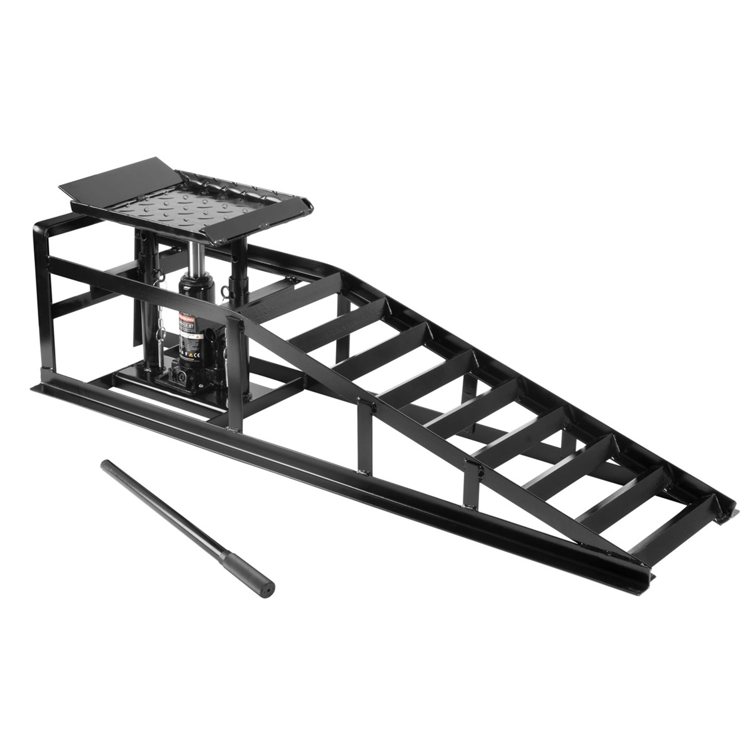STAHLWERK Hydraulische Auffahrrampe GTH-14 ST Mit 5 Tonnen Tragkraft Auffahrbock