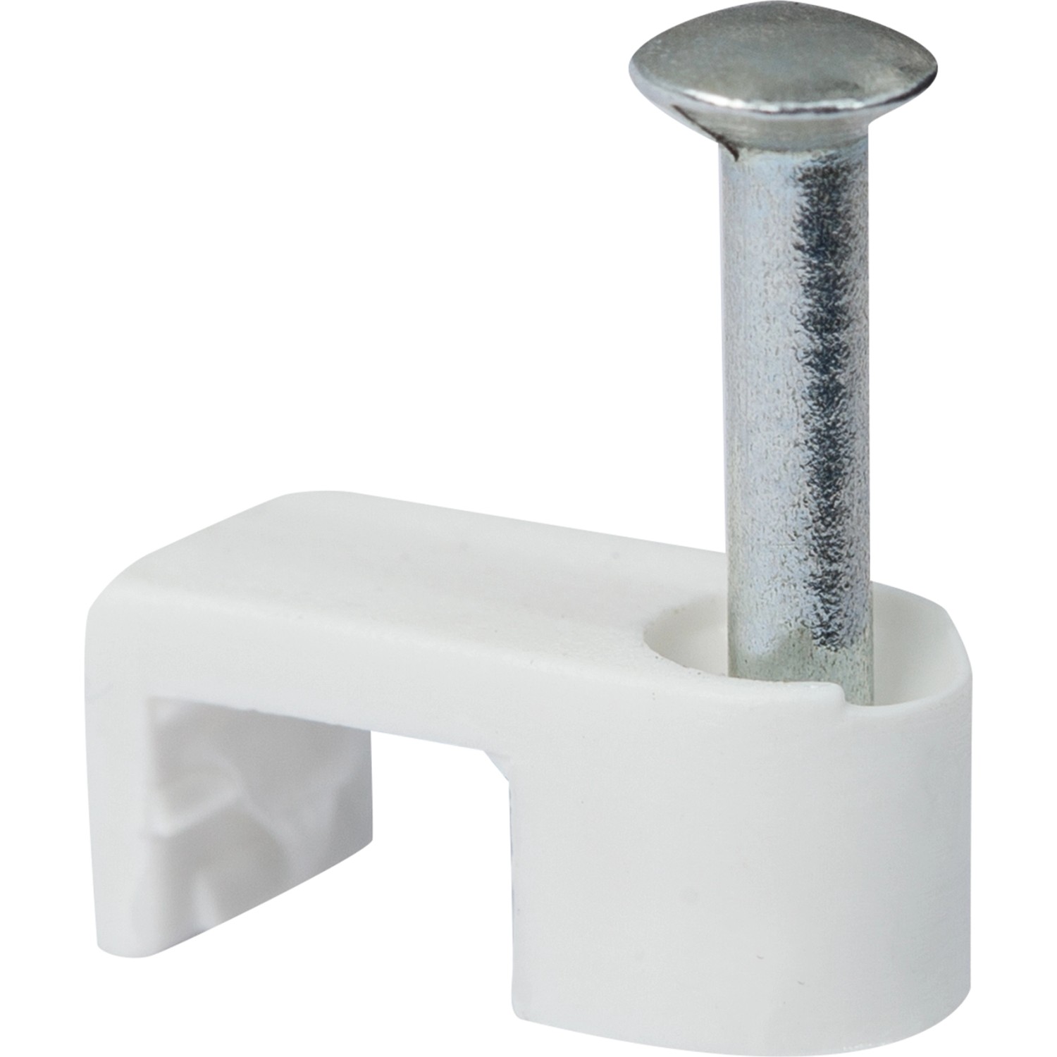 Nyfaz-Schelle Ø 2 mm - Ø 4 mm Weiß 50 Stück