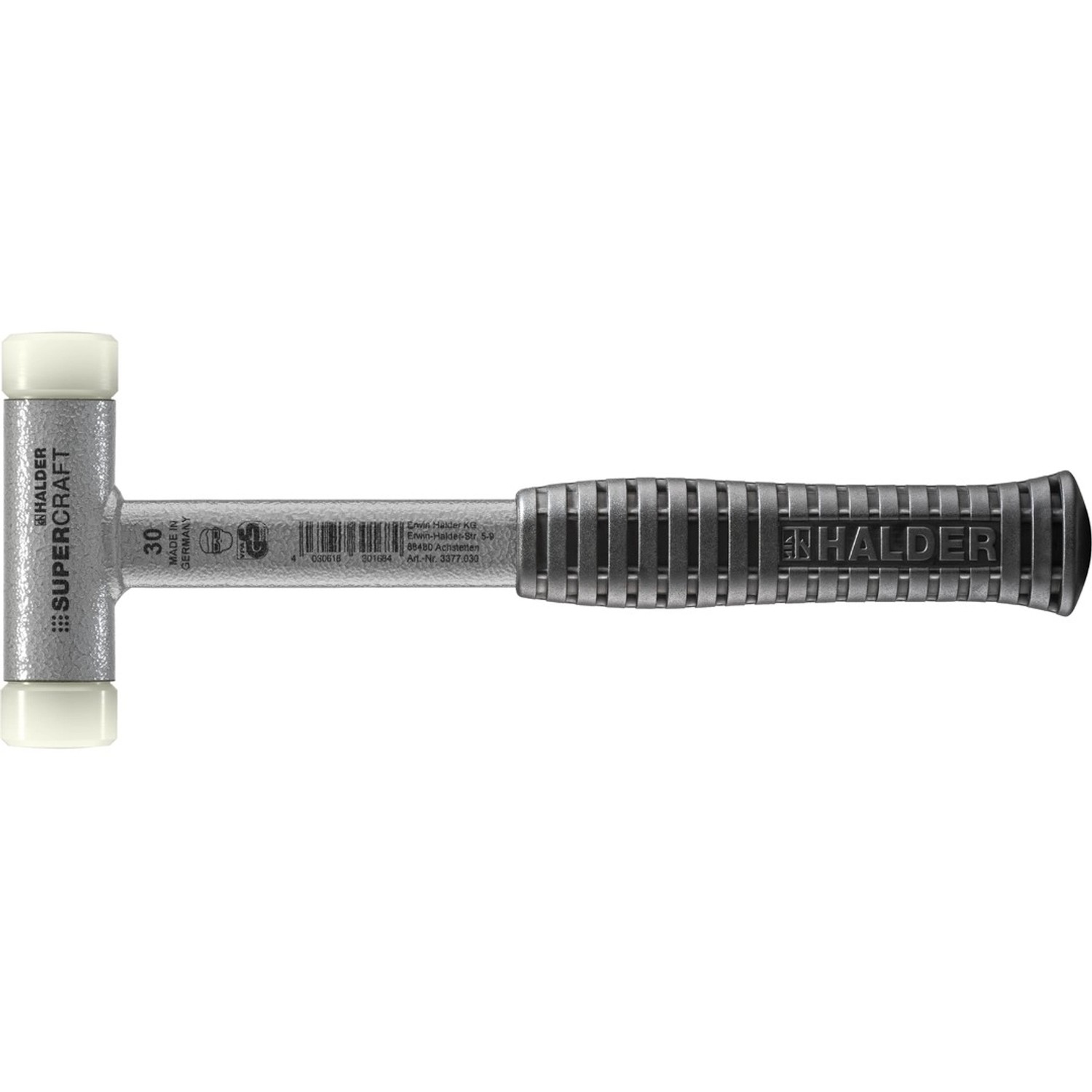Halder Supercraft Schonhammer Ø 30 mm Rückschlagfrei mit Bruchsicherem Stah günstig online kaufen