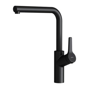AM.PM X-Joy S Küchenarmatur, Spültischarmatur in Schwarz, Einhebelmischer.
