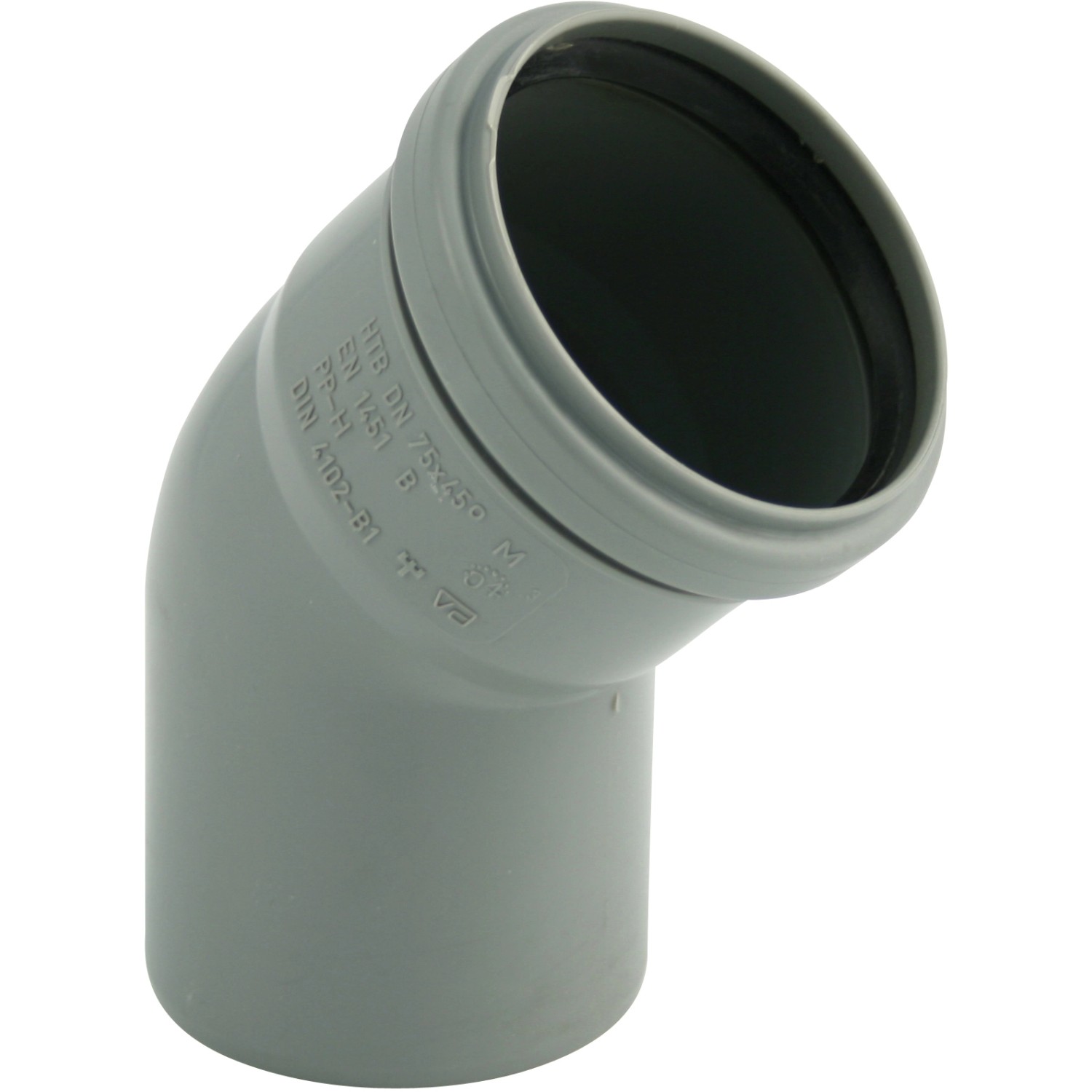 Marley HT-Bogen 45° DN 50 Grau