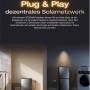 EcoFlow STREAM Ultra X Balkonkraftwerk mit Speicher in Wohnräumen, Plug & Play.
