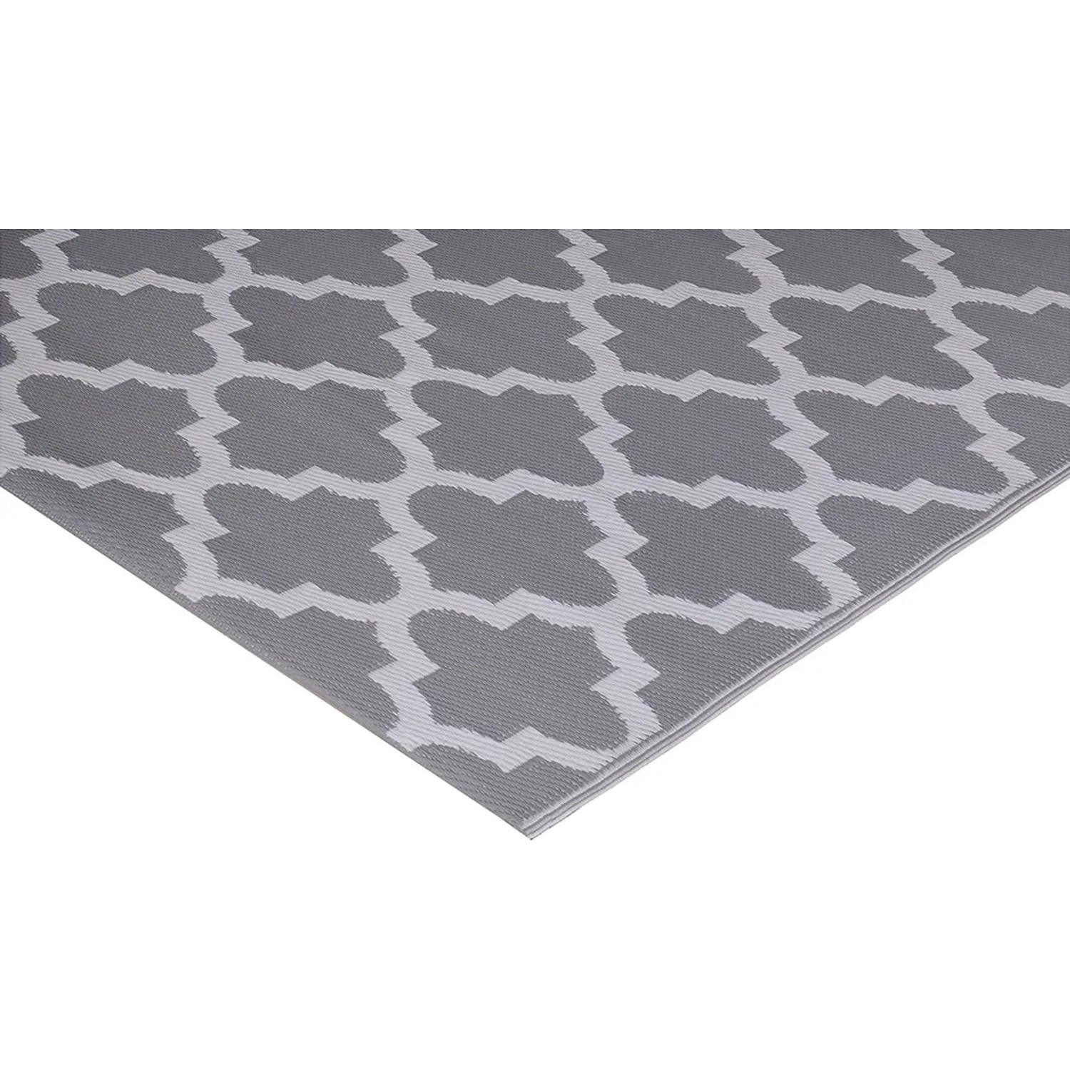 Outdoor-Teppich 120 cm x 180 cm Grau-Weiß Orientalisch kaufen bei OBI