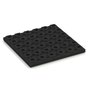 WARCO Fallschutzplatte-125 cm Lindgrün 50 x 50 x 4 cm