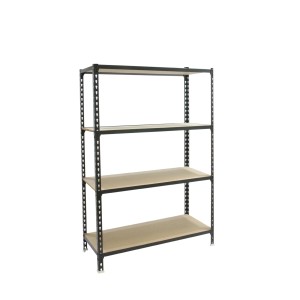 PROREGAL Schwerlastregal, anthrazit, 4 Böden, 150x90x30 cm, Fachlast 150 kg.