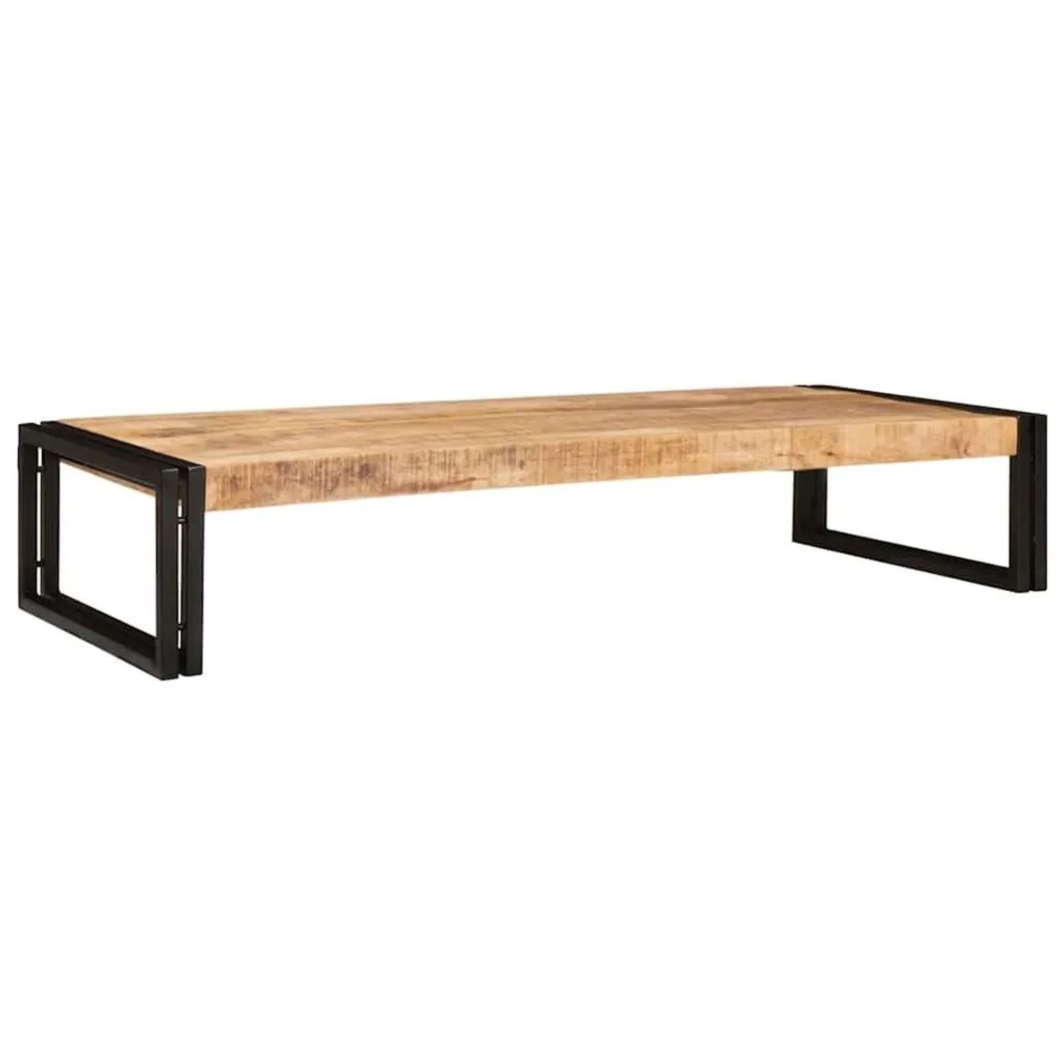 vidaXL Badregal Braun 120 x 50 x 23 cm Massives Rohes Mangoholz 4102763