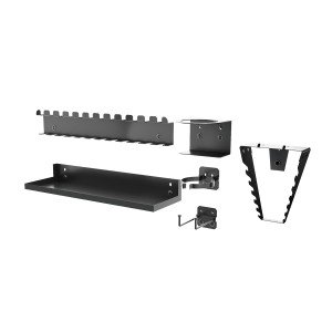 AR Shelving Lochwand Zubehör-Set, 15-teilig, für Werkstatt und Garage.