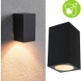 Anthrazitfarbene Paulmann LED-Außenwandleuchte Flame, insektenfreundliche Außenlampe.