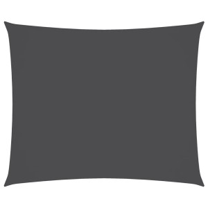 vidaXL Sonnensegel Oxford-Gewebe Rechteckig 4x5 m Anthrazit 135106