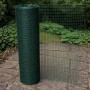 Grüner PROREGAL Maschendrahtzaun, Vierkantgeflecht auf Rolle, 1x5m, für Zaunbau & Sichtschutz.
