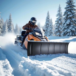 Wiltec Universal Quad Schneeschild 150X40Cm Schneepflug Traktor Räumschild