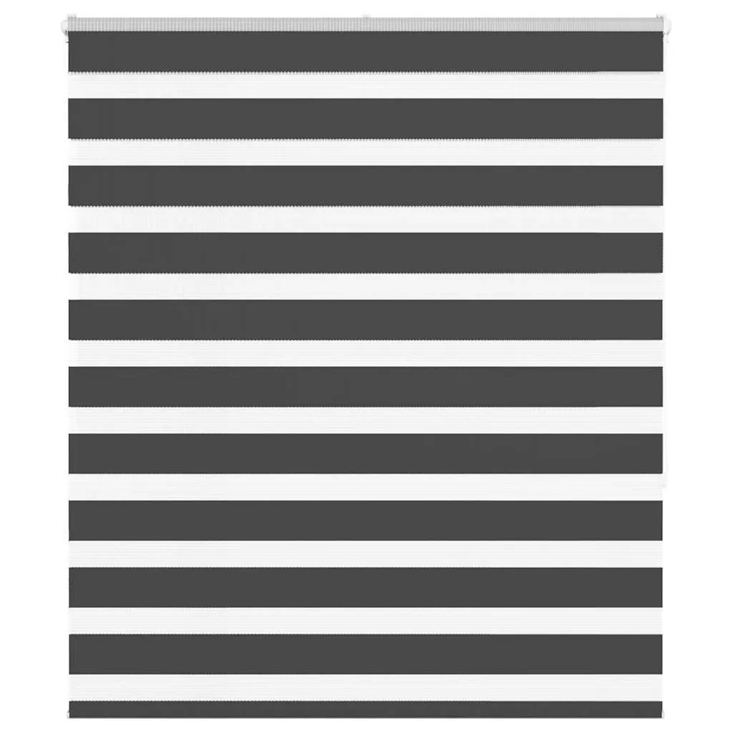 vidaXL Doppelrollo Schwarz 135x150 cm Stoffbreite 130,9 cm Polyester 401424 günstig online kaufen