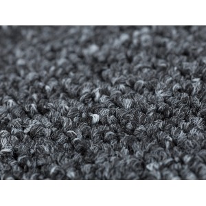 Detailaufnahme: Andiamo Stufenmatte Bob, 2er Set, Anthrazit, ca. 65x28cm. Strapazierfähiger Treppenschutz.