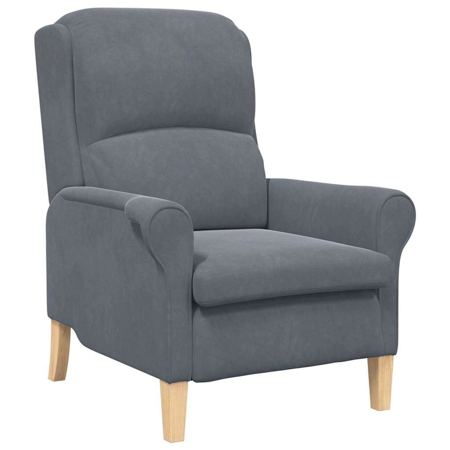 vidaXL Sessel Dunkelgrau 76 x 94 x 102 cm Samt 42009858 günstig online kaufen