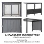 Zubehör für Sunjoy Multi-Pergola Matterhorn: Moskitonetz, Vorhänge, Theken & Screens für Terrassenüberdachung.
