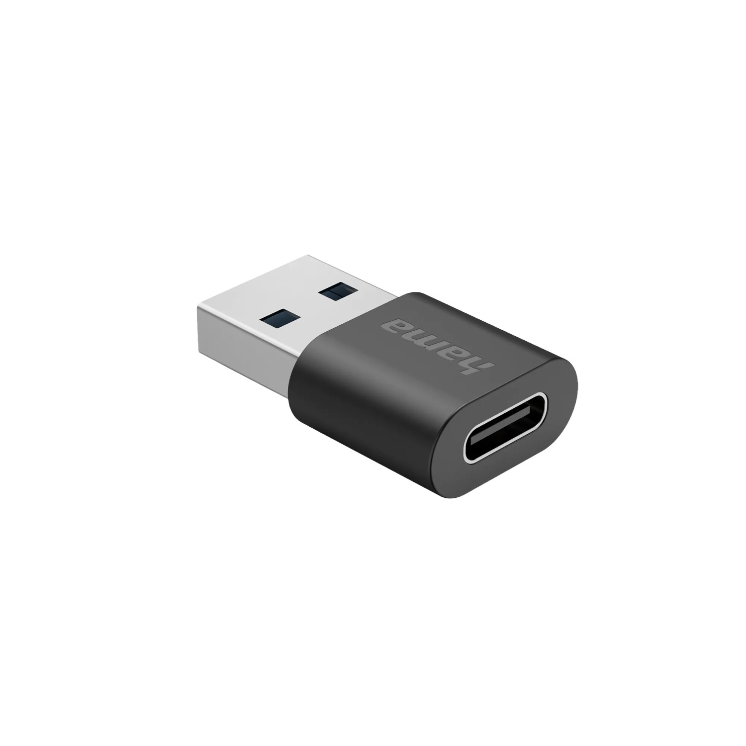 Image of Hama USB-Adapter USB-A-Stecker & USB-C-Buchse USB 3.2 Gen2 Schwarz 10 Gbit/s