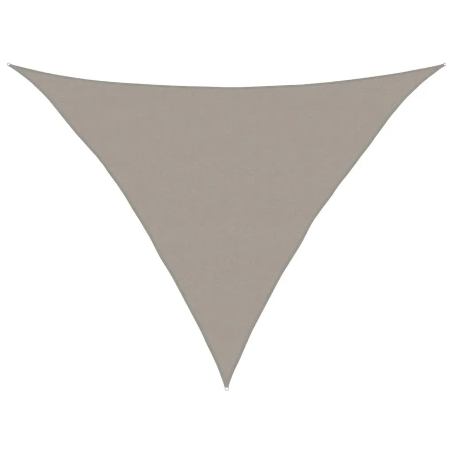 Furnicato Sonnensegel 160 G M² Dreieckig Hellgrau 5x5x6 M Hdpe