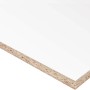 Dekorspanplatte, 280x207x1 cm, weiß-matt, für Möbel- und Innenausbau.