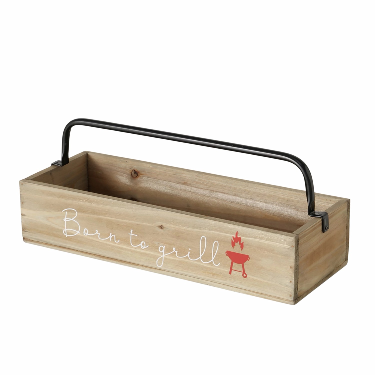 Boltze Tablett BBQ 15,5 cm x 15,5 cm x 41 cm Braun