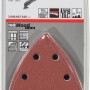 Bosch Schleifblatt Pro, 10er-Set für Dreieckschleifer, 93mm, verschiedene Körnungen.