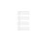 Weißer LuxeBath Design Badheizkörper Iron, 600x1000mm. Moderner Handtuchwärmer für das Badezimmer.
