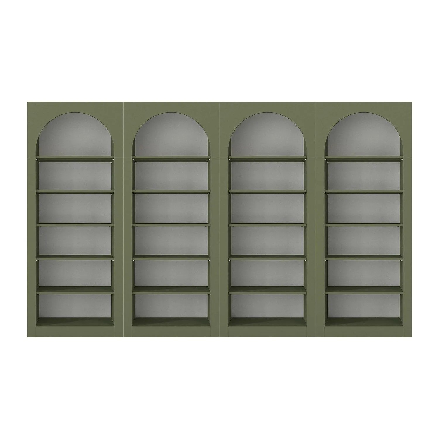 Vente-unique Bücherregal Cymora Khaki 74 cm